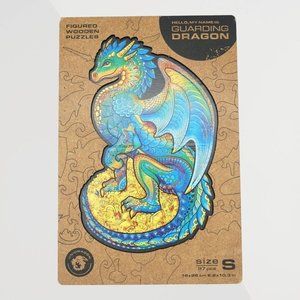 UNIDRAGON Wooden Jigsaw Puzzle GUARDING DRAGON 97 PIECES SIZE S‎